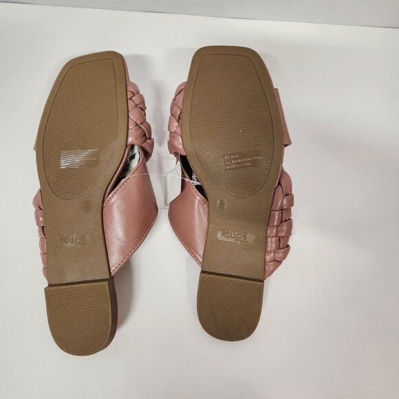 New Rouge Helium Crossover Braided sandals in mauve - Size 8.5 - Picture 2 of 8
